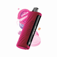 (М) Одноразовая электронная сигарета Inflave Omega 10000 - Розовая Жвачка